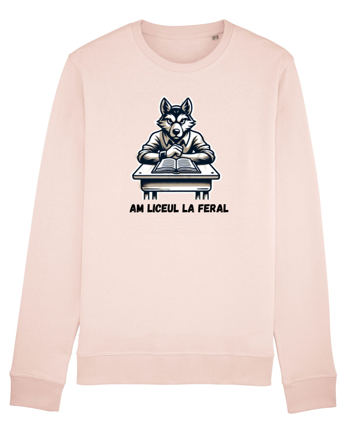 Bluză mânecă lungă Unisex Rise Candy Pink