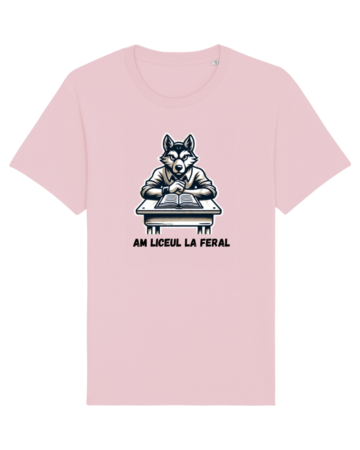 Tricou mânecă scurtă Unisex Rocker Cotton Pink