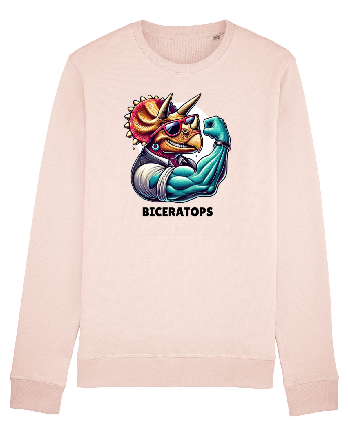 Bluză mânecă lungă Unisex Rise Candy Pink