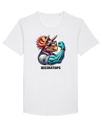 Biceratops Tricou mânecă scurtă guler larg Bărbat Skater