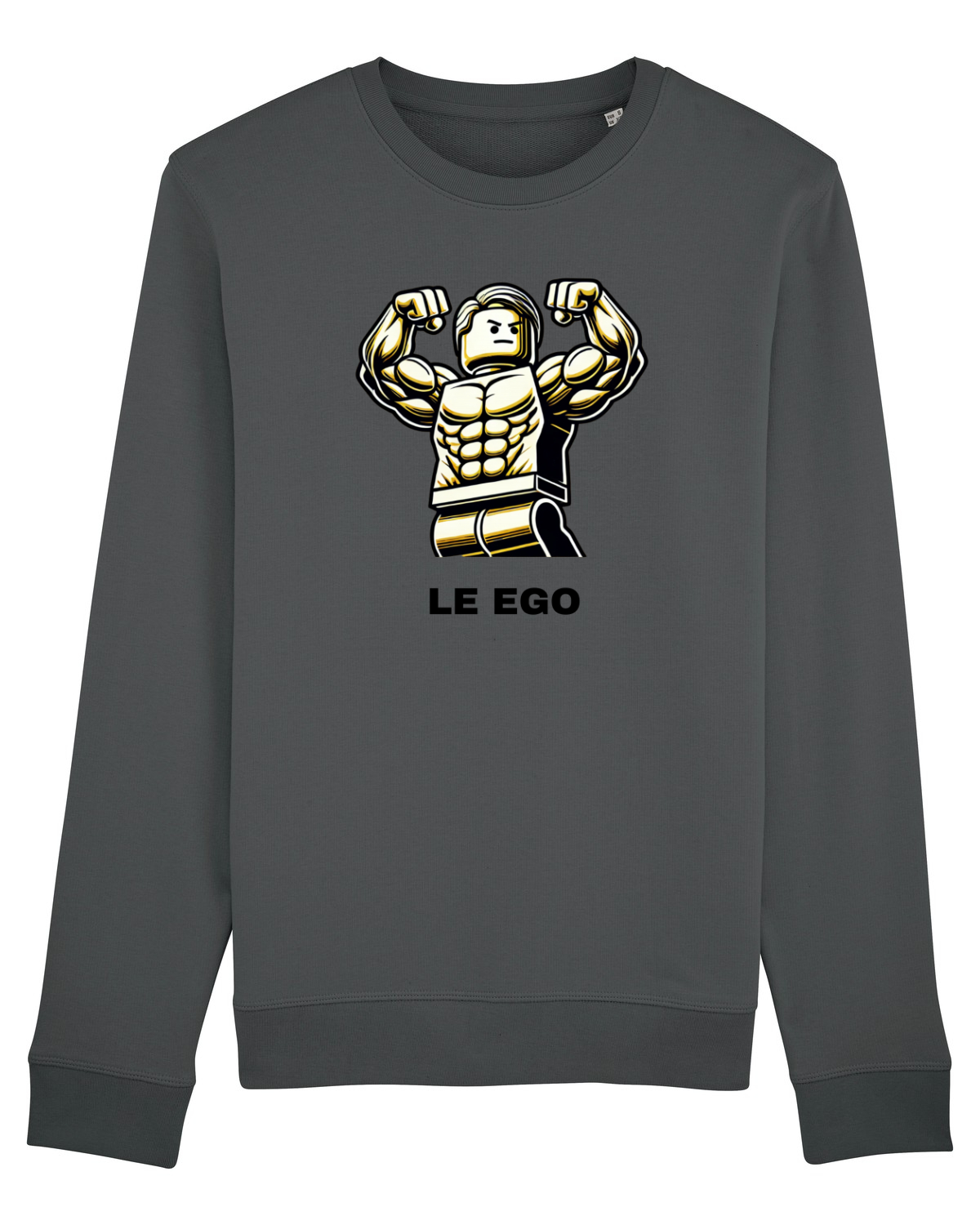 Bluză mânecă lungă Unisex Rise Anthracite