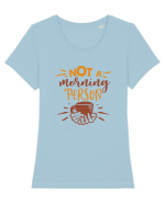 Not a Morning Person Tricou mânecă scurtă guler larg fitted Damă Expresser