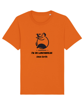 foodie I’m On Lunchbreak Since Birth  Bright Orange