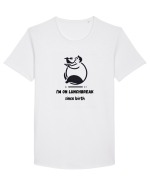 foodie I’m On Lunchbreak Since Birth  Tricou mânecă scurtă guler larg Bărbat Skater