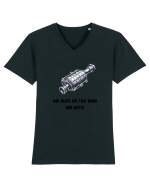  „Am ales să fac bani din asta” Tricou mânecă scurtă guler V Bărbat Presenter