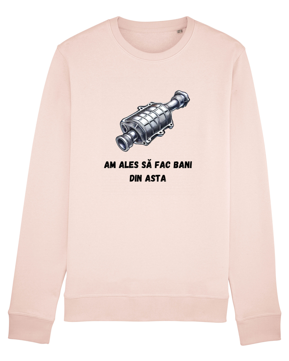 Bluză mânecă lungă Unisex Rise Candy Pink