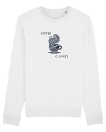  „Coffee c-o păți” Bluză mânecă lungă Unisex Rise