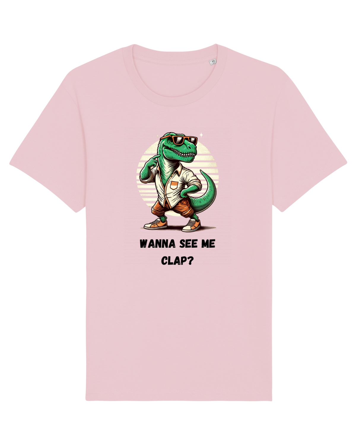 Tricou mânecă scurtă Unisex Rocker Cotton Pink