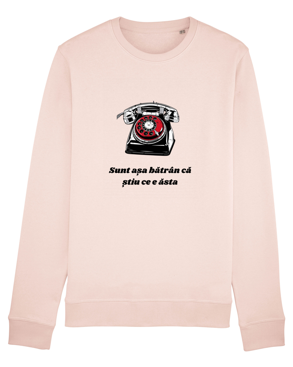 Bluză mânecă lungă Unisex Rise Candy Pink