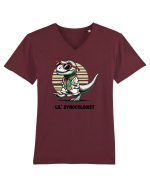 „Lil' Dynocologist” Tricou mânecă scurtă guler V Bărbat Presenter