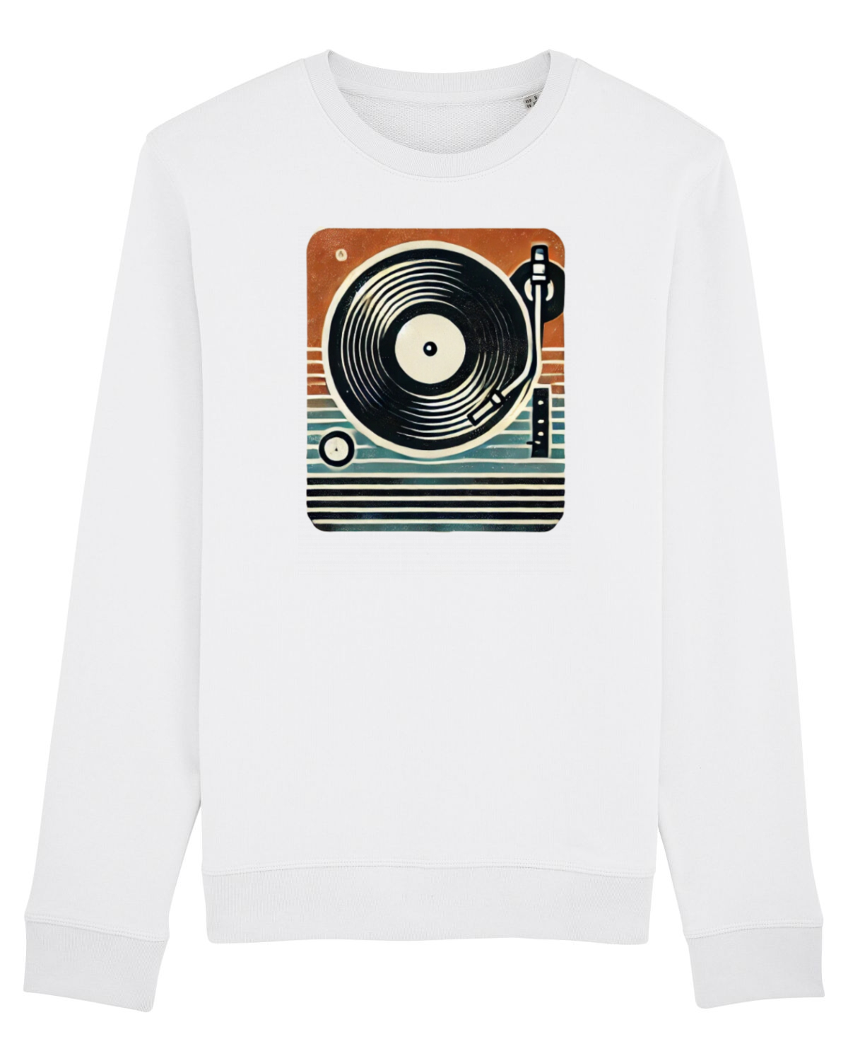 Bluză mânecă lungă Unisex Rise White