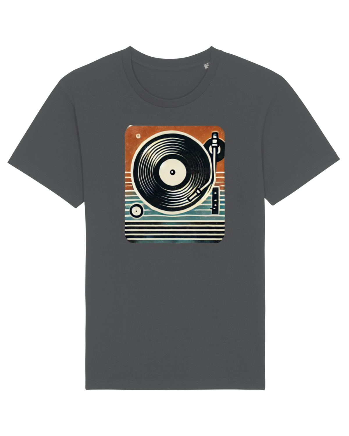 Tricou mânecă scurtă Unisex Rocker Anthracite