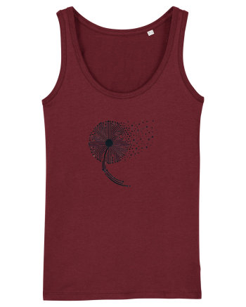 Păpădie digitală Burgundy
