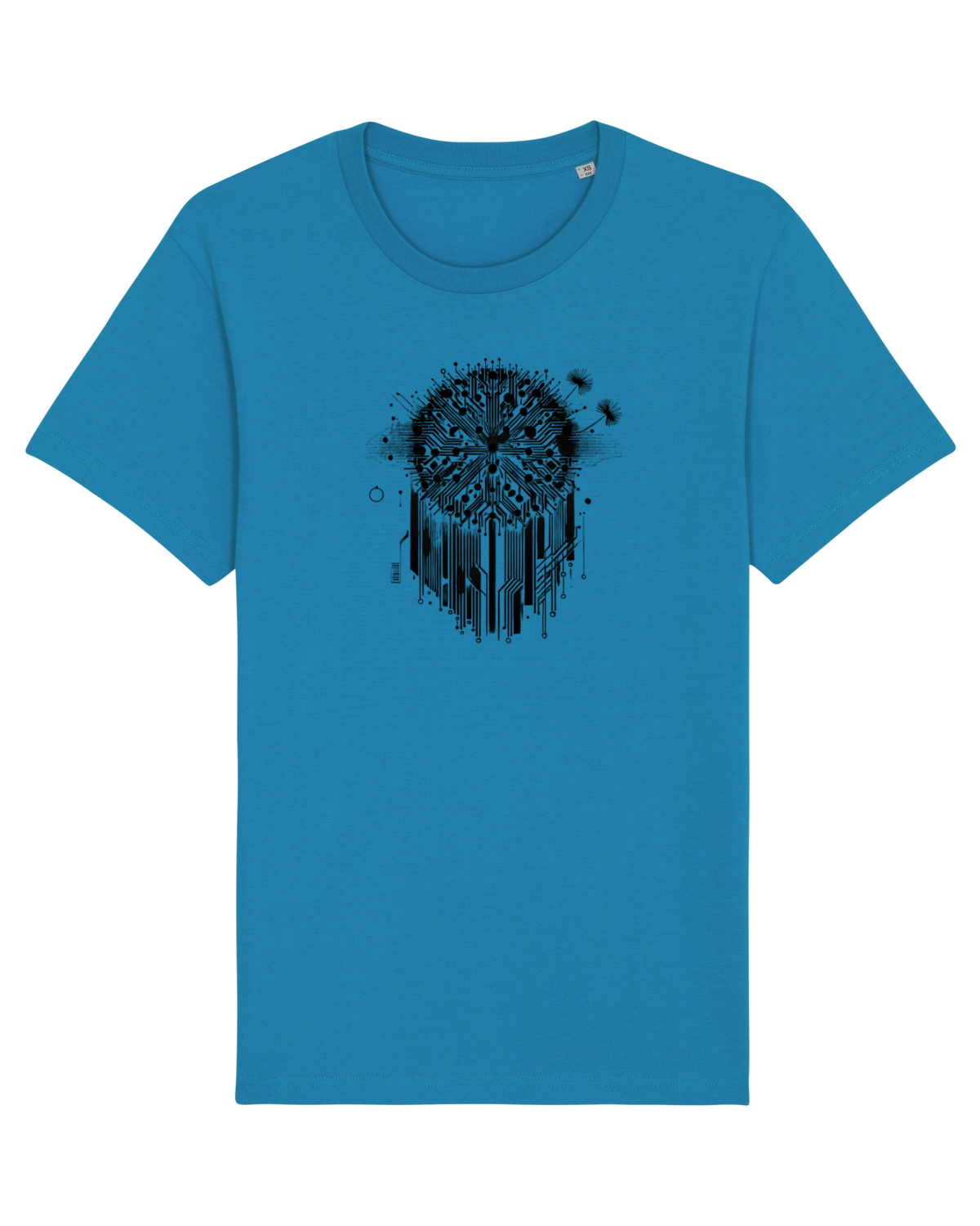Tricou mânecă scurtă Unisex Rocker Azur