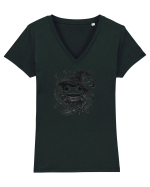 Broască vrăjitoare Tricou mânecă scurtă guler V Damă Evoker