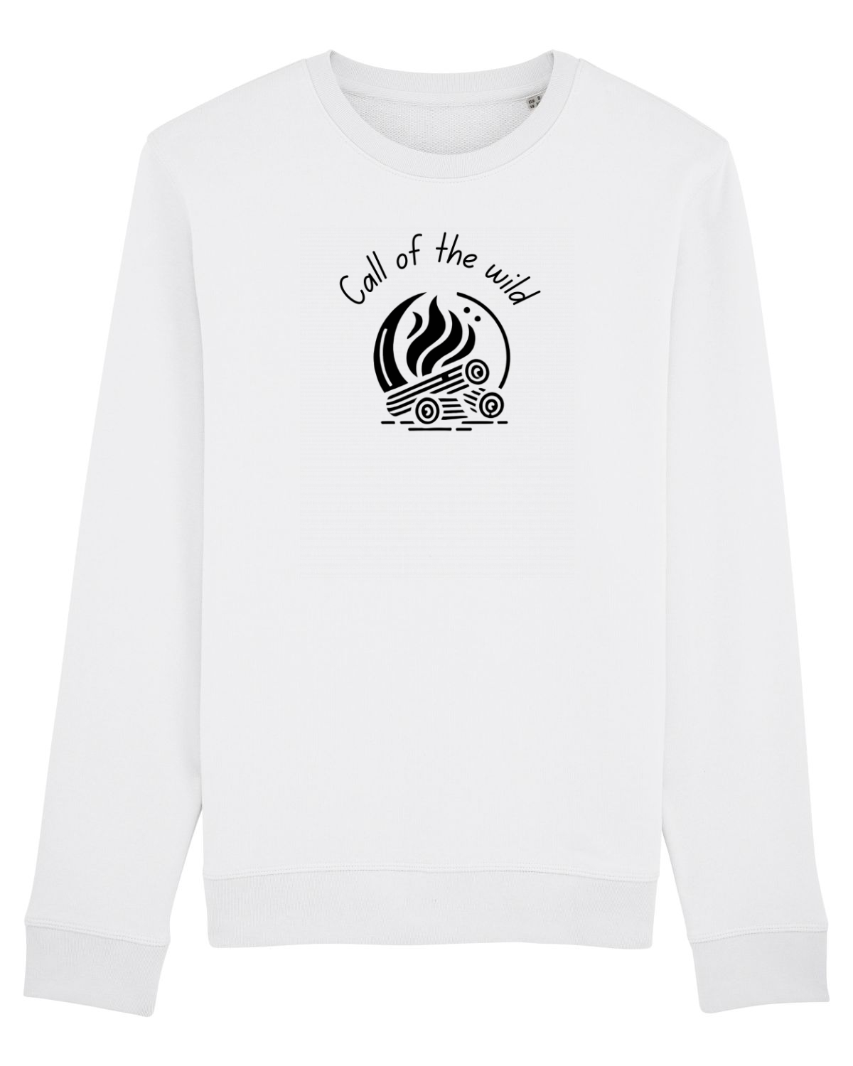 Bluză mânecă lungă Unisex Rise White