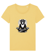 Chill chimp  Tricou mânecă scurtă guler larg fitted Damă Expresser