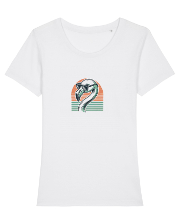 Flamingo cu ochelari  White