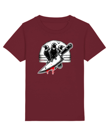 „A murder of crows” Burgundy