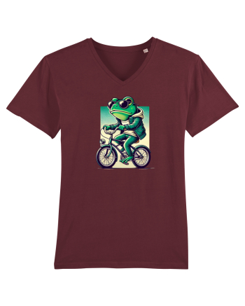 Riding frog Burgundy