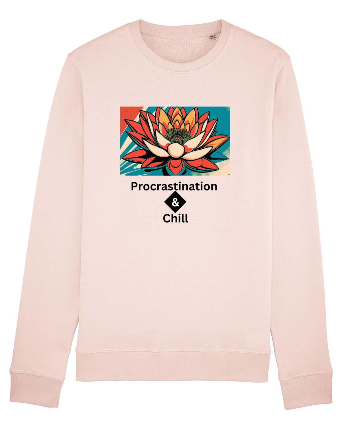 Bluză mânecă lungă Unisex Rise Candy Pink