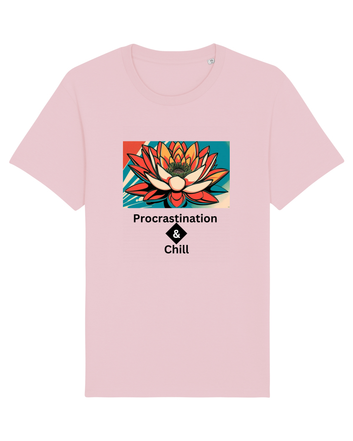 Tricou mânecă scurtă Unisex Rocker Cotton Pink