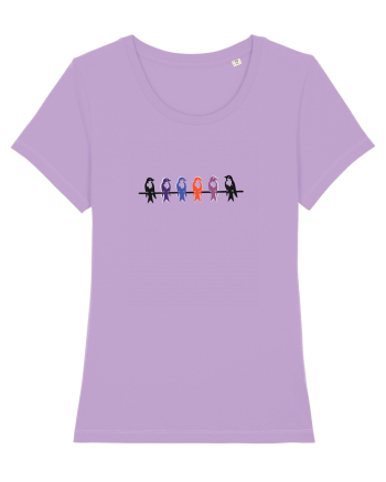 Birds perched Lavender Dawn