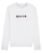 Birds perched Bluză mânecă lungă Unisex Rise