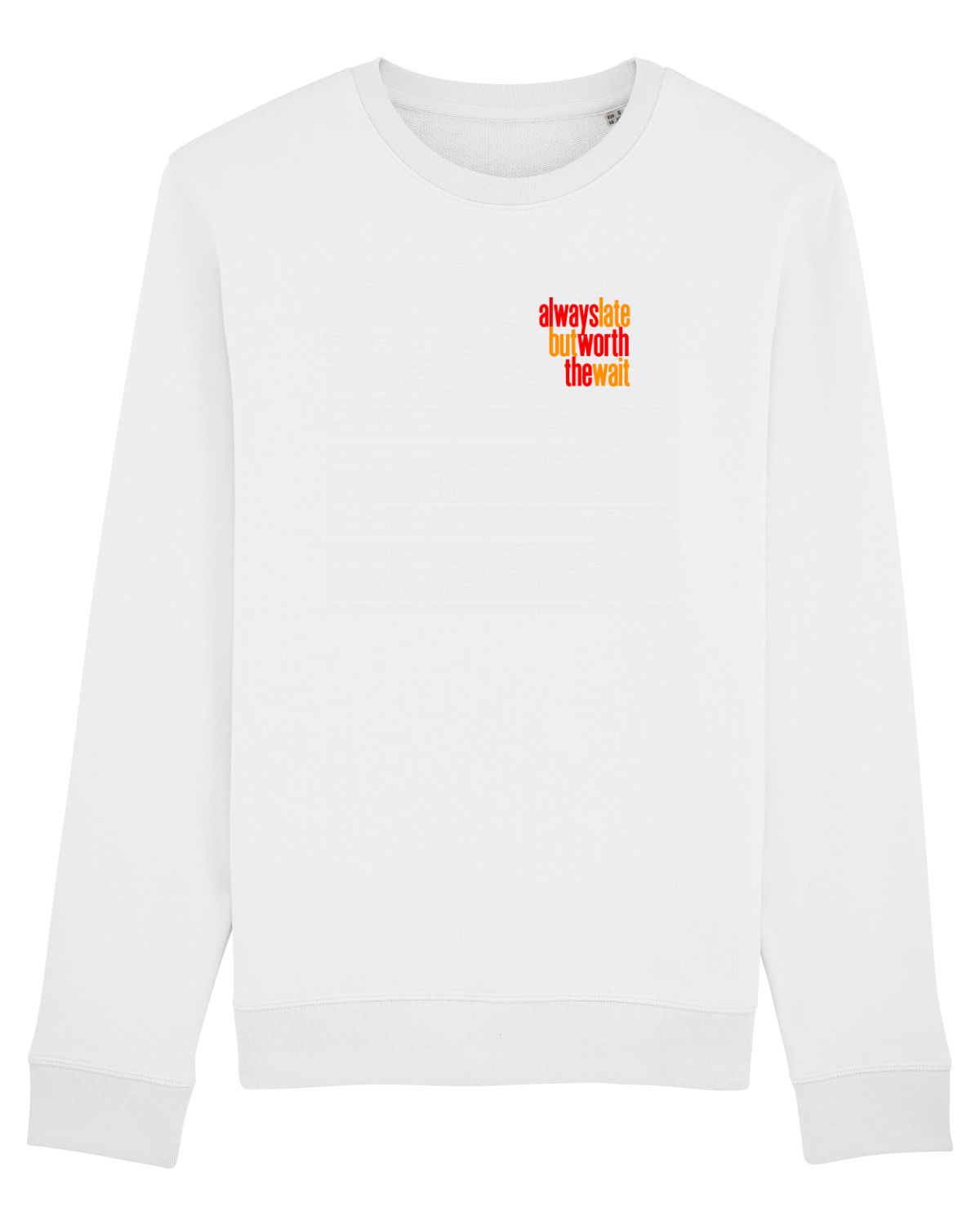 Bluză mânecă lungă Unisex Rise White