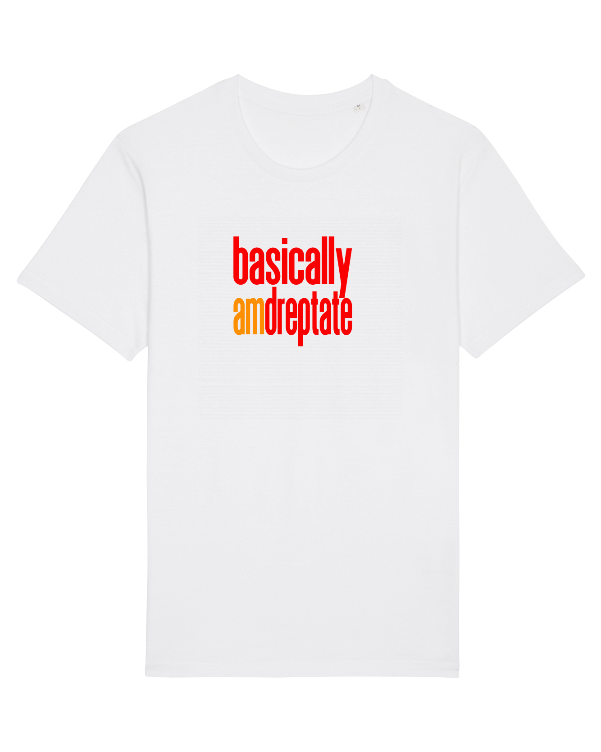 Tricou mânecă scurtă Unisex Rocker White