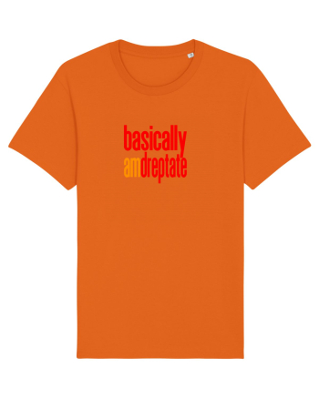 Basically, am dreptate Bright Orange
