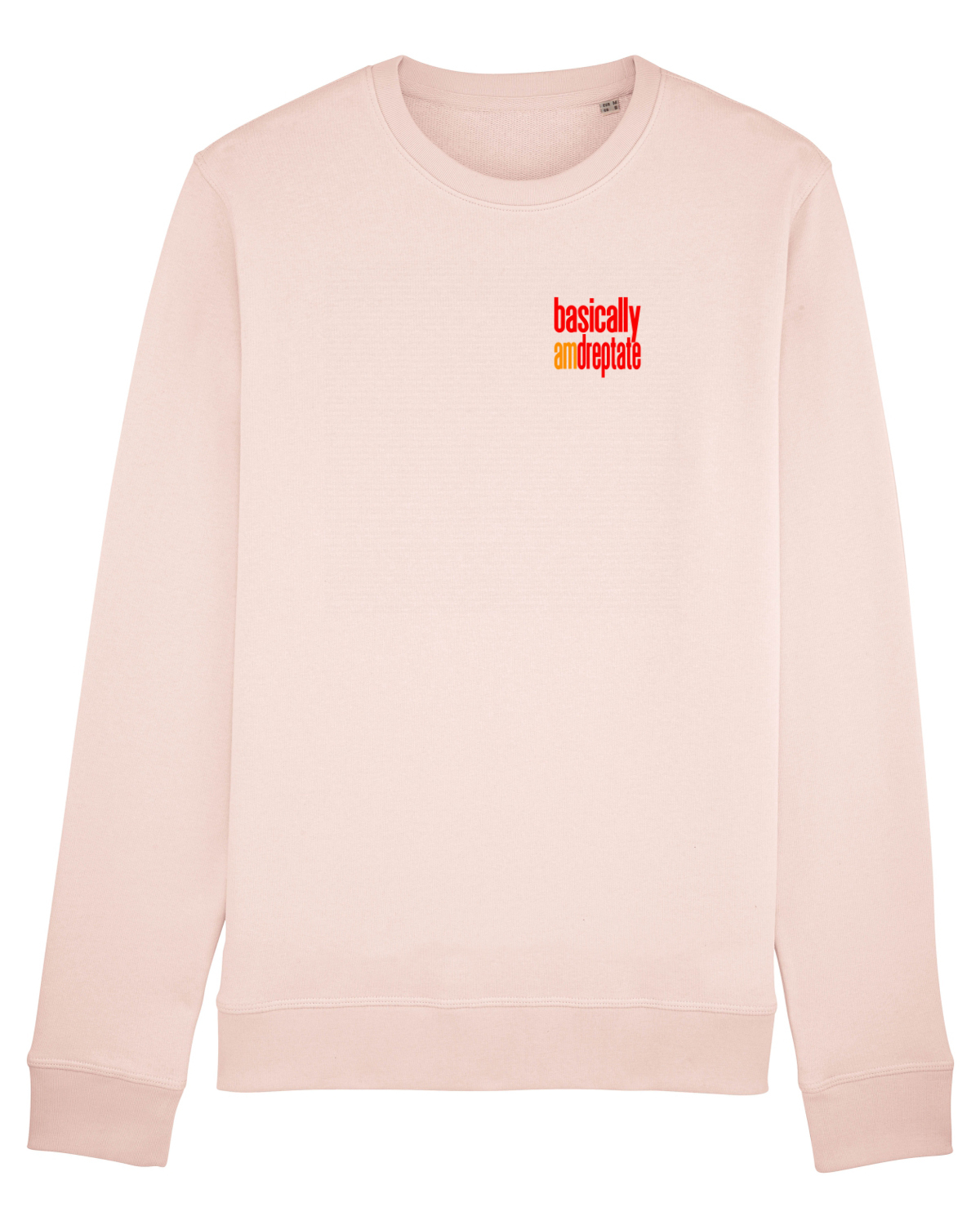 Bluză mânecă lungă Unisex Rise Candy Pink