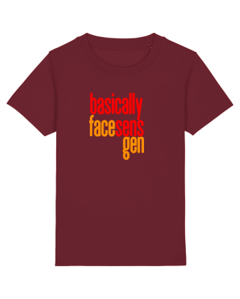 Basically, face sens, gen - Pentru atunci cand stapanesti limba romana  Burgundy