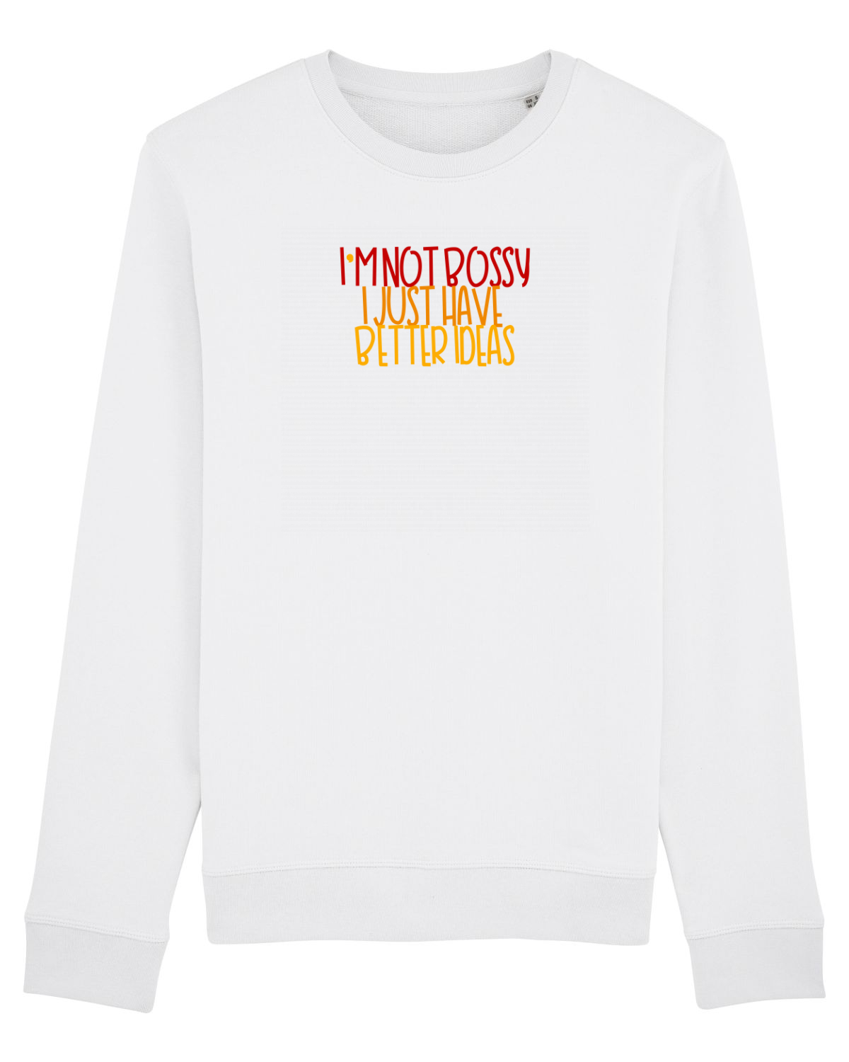 Bluză mânecă lungă Unisex Rise White