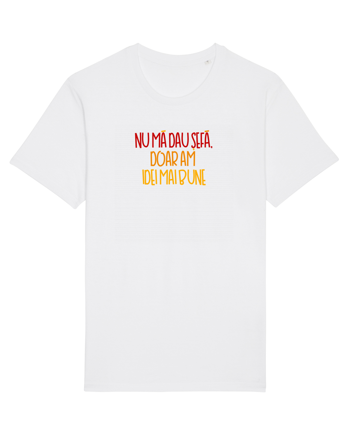 Tricou mânecă scurtă Unisex Rocker White