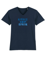 Nu ma dau sef, doar am idei mai bune Tricou mânecă scurtă guler V Bărbat Presenter