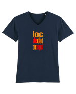 LOC DE DAT CU CAPU` Tricou mânecă scurtă guler V Bărbat Presenter