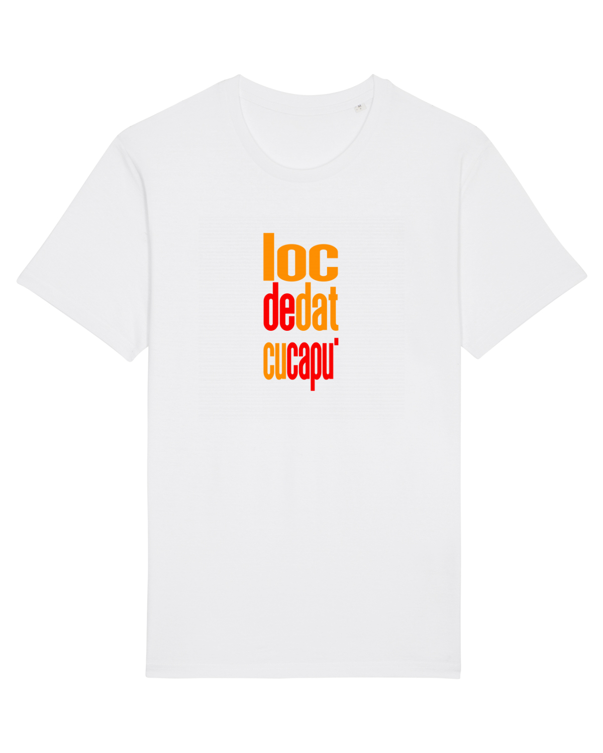 Tricou mânecă scurtă Unisex Rocker White