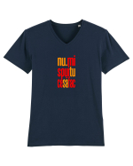 NU-MI SPUI TU CE SA FAC Tricou mânecă scurtă guler V Bărbat Presenter