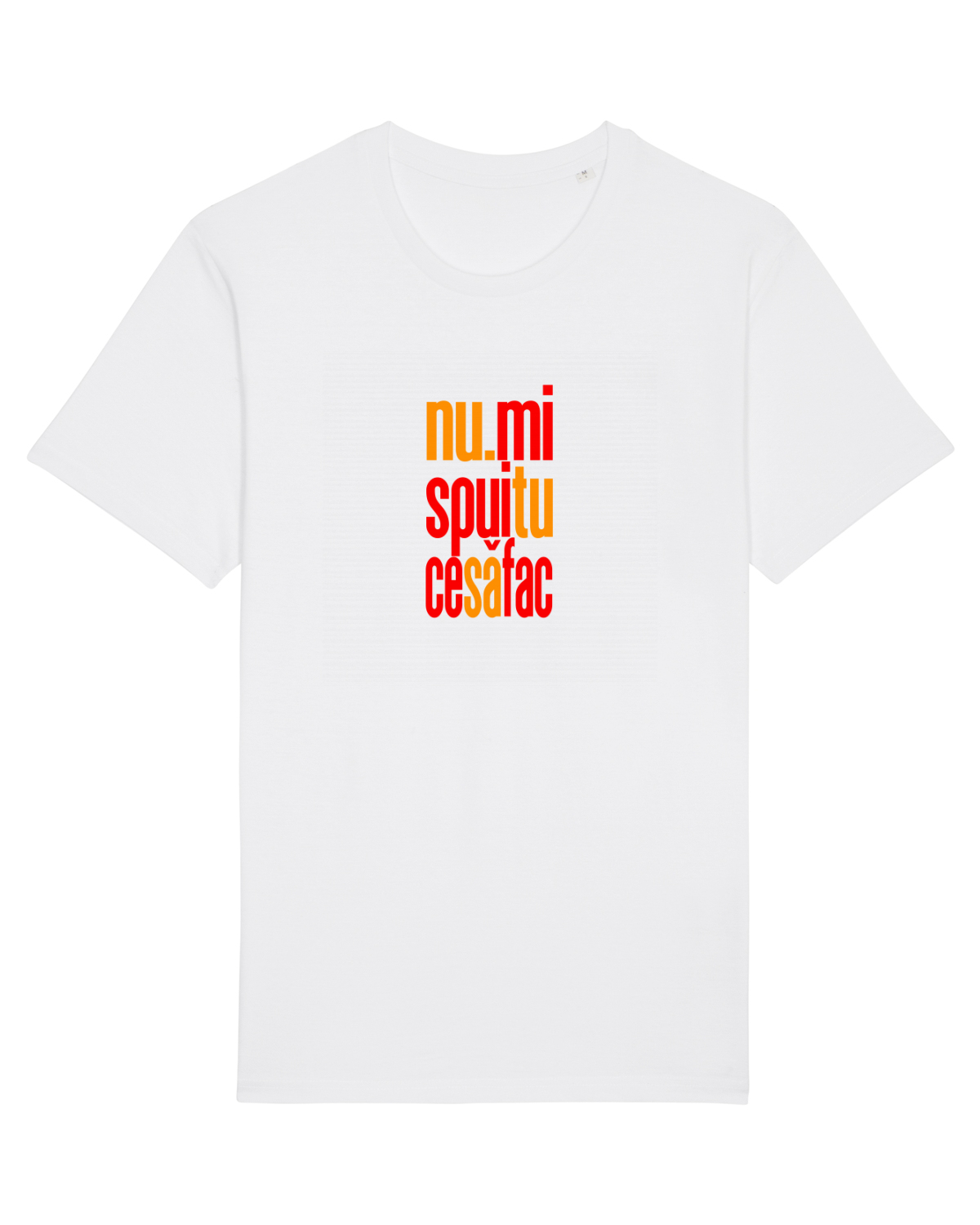 Tricou mânecă scurtă Unisex Rocker White