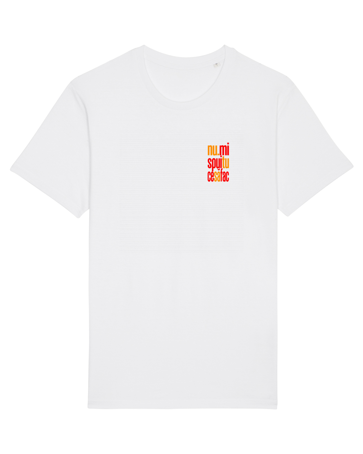Tricou mânecă scurtă Unisex Rocker White