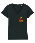 PERFECTLY IMPERFECT 2b- PERFECT (A) ASA CUM SUNT  Tricou mânecă scurtă guler V Damă Evoker