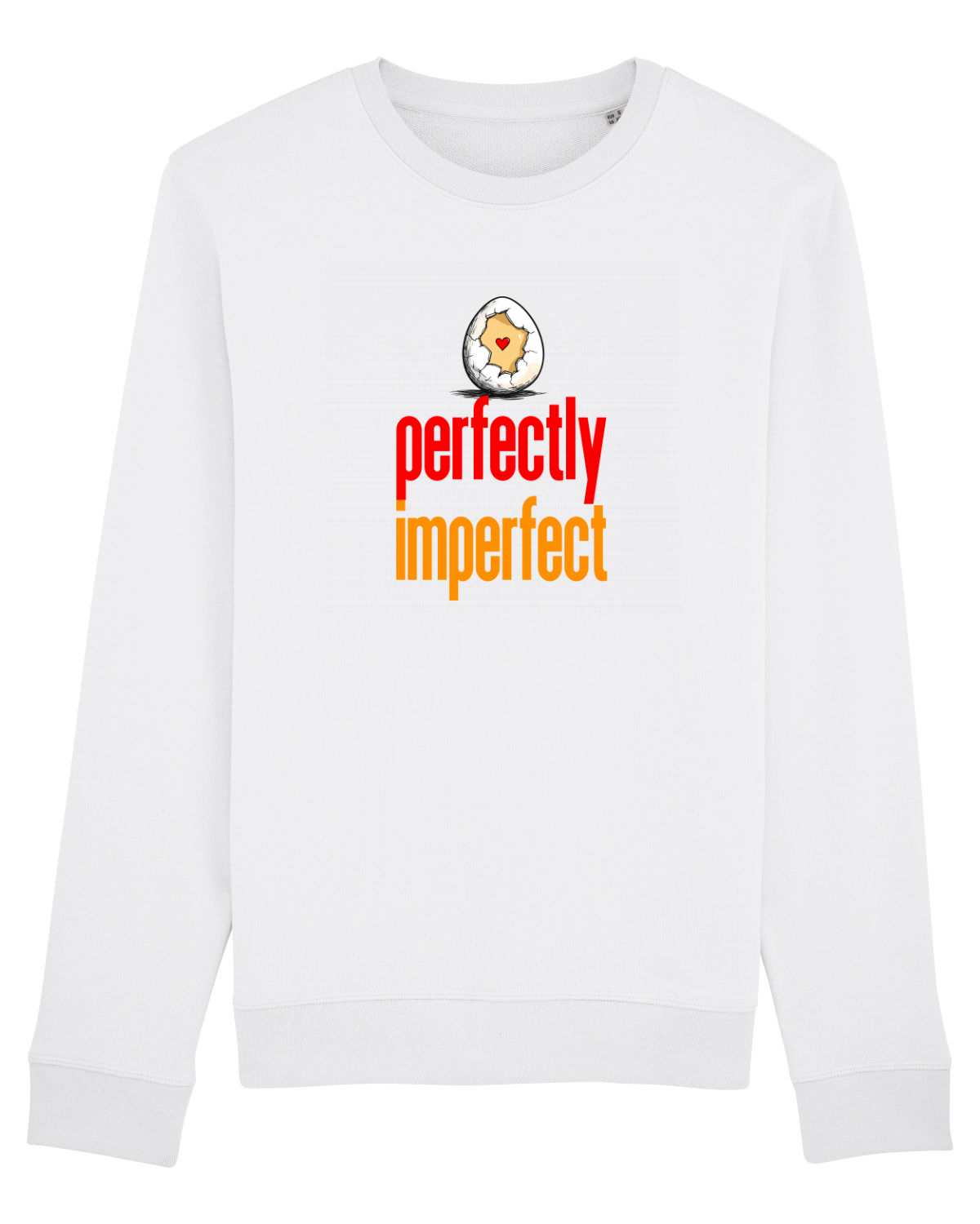 Bluză mânecă lungă Unisex Rise White
