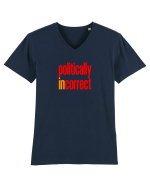 POLITICALLY  inCORRECT Tricou mânecă scurtă guler V Bărbat Presenter