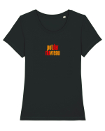 POT, DAR NU VREAU Tricou mânecă scurtă guler larg fitted Damă Expresser