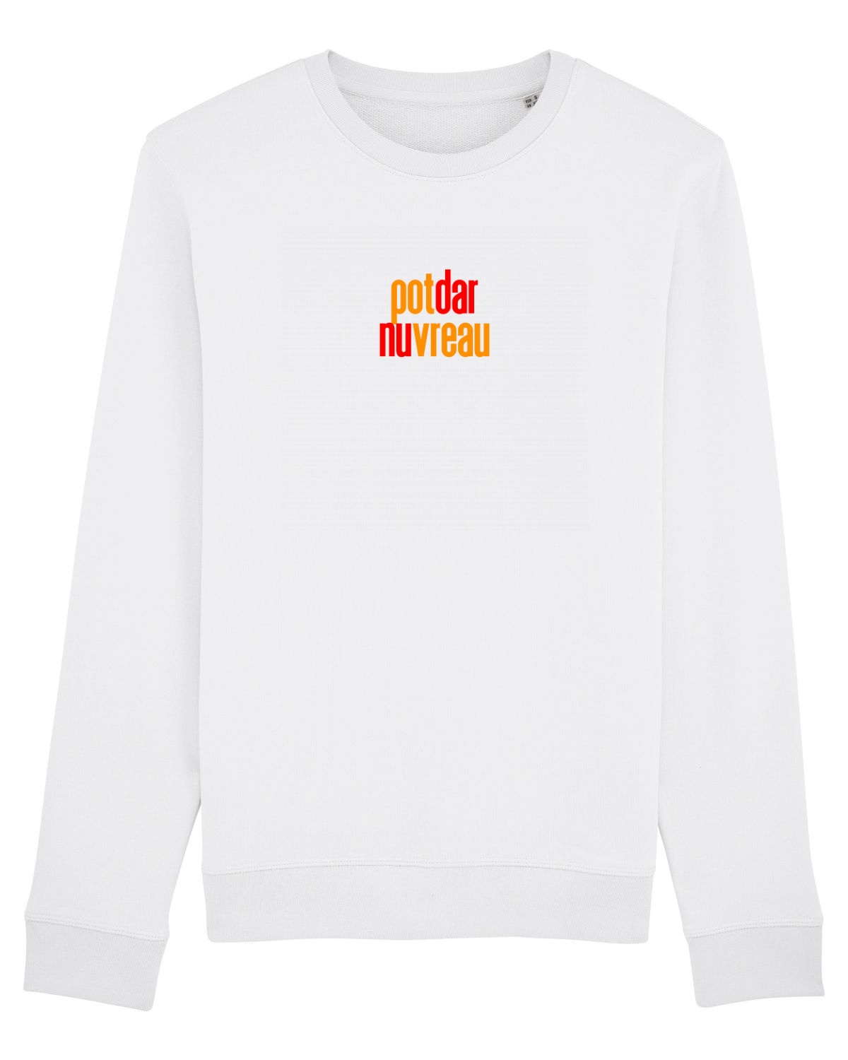 Bluză mânecă lungă Unisex Rise White