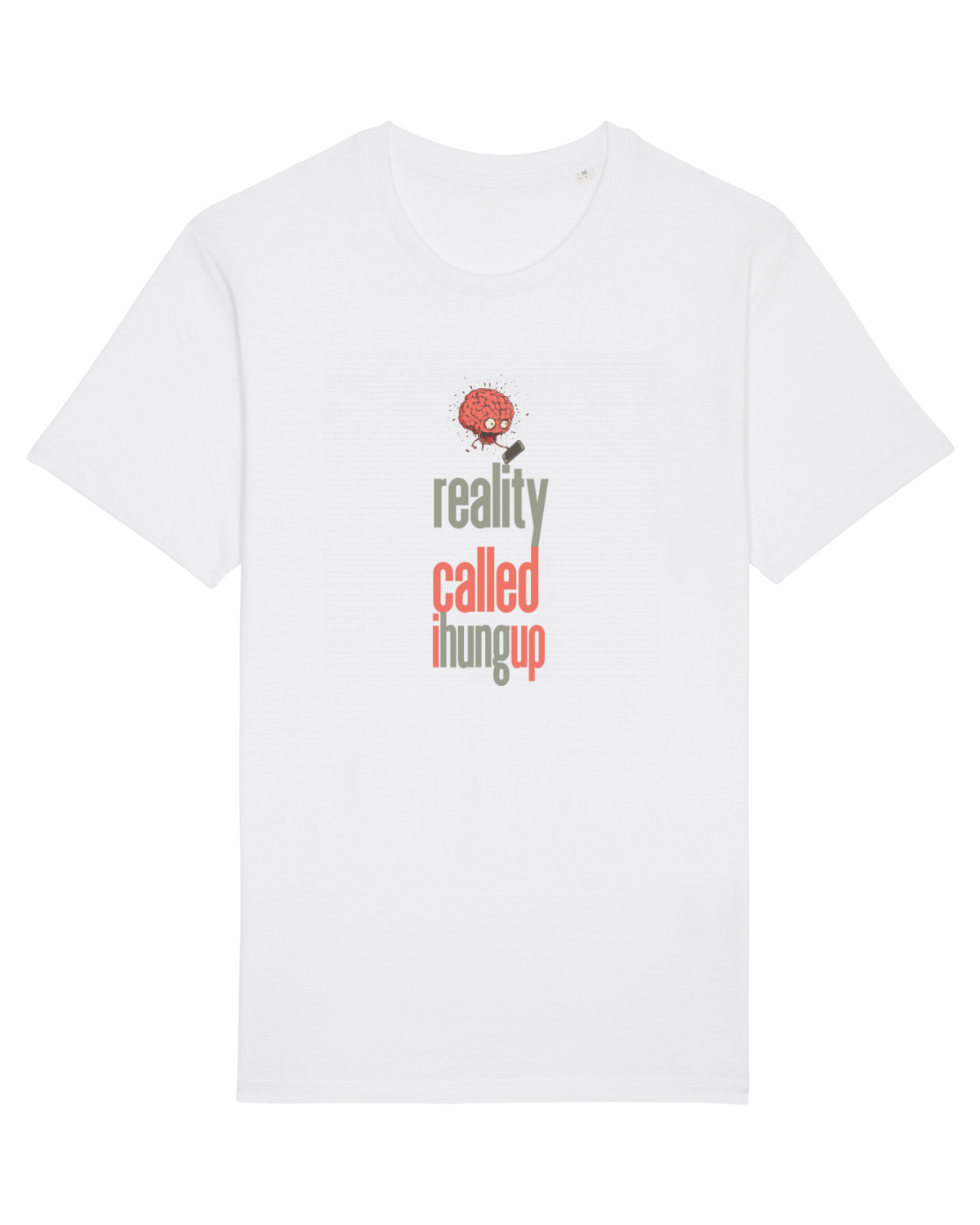 Tricou mânecă scurtă Unisex Rocker White