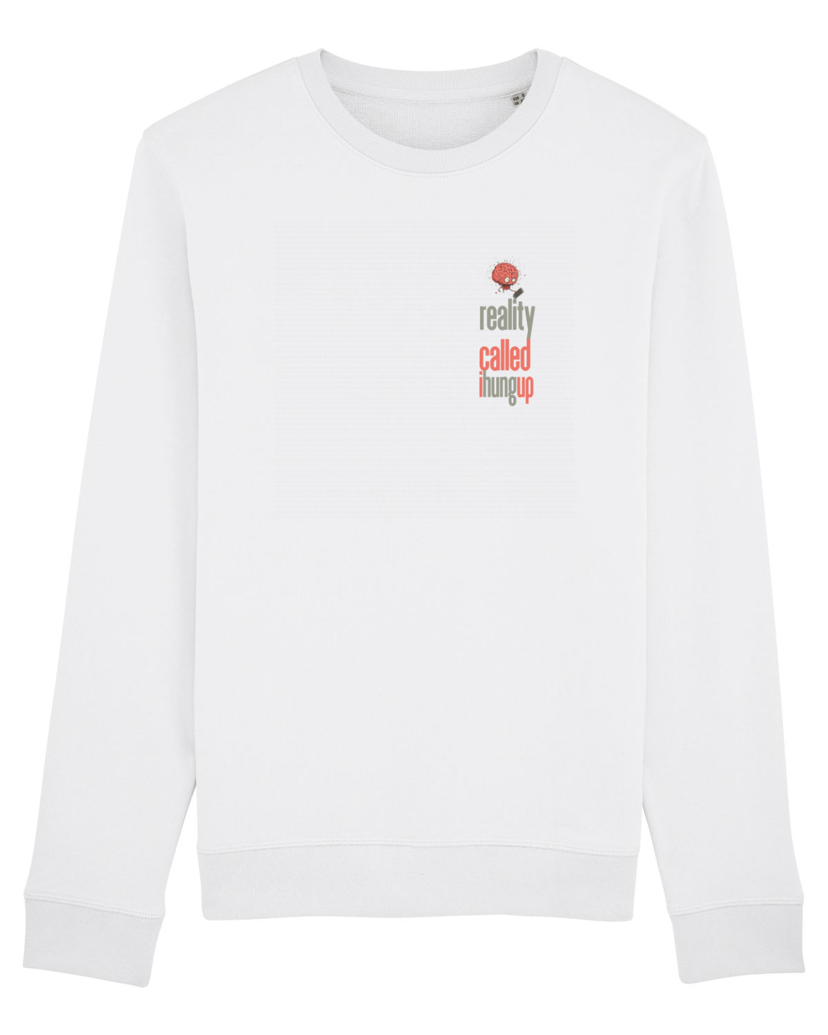 Bluză mânecă lungă Unisex Rise White