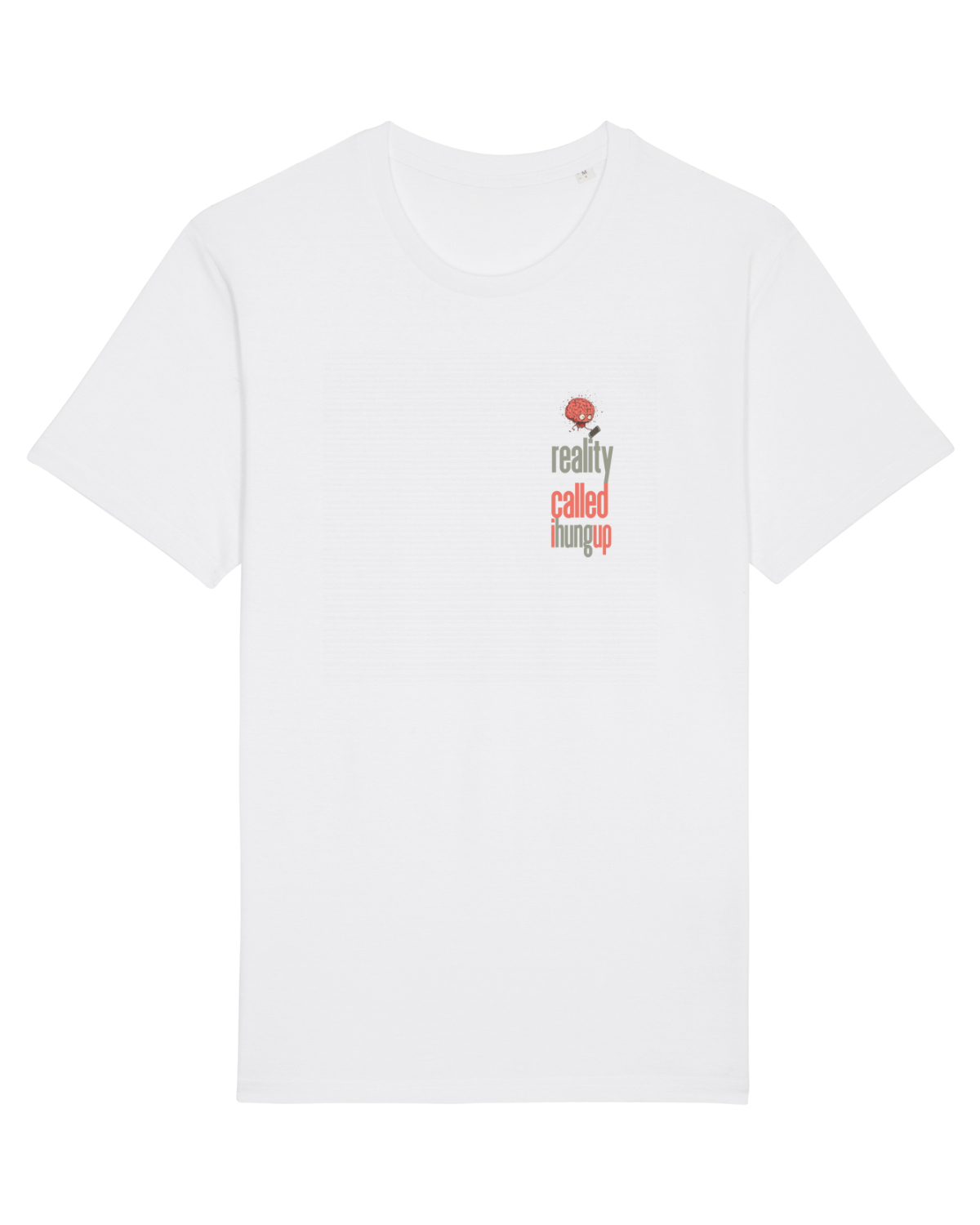 Tricou mânecă scurtă Unisex Rocker White