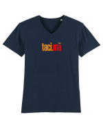 TACI, MA! Tricou mânecă scurtă guler V Bărbat Presenter